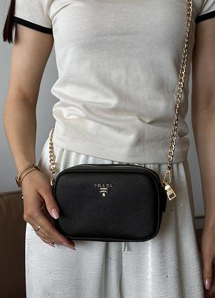 Сумка saffiano lux mini camera bag