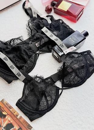 Бюстгальтер мереживний зі стразами victoria’s secret оригінал