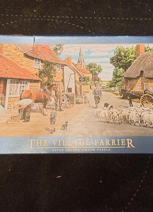Пазл «the village farrier» (сильский коваль) британского бренда mibsons на 636 деталей художник тревор метчелл (trevor mitchell).