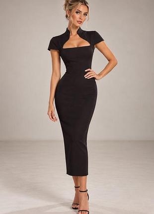 Распродажа платье prettylittlething мидакси с короткими рукавами