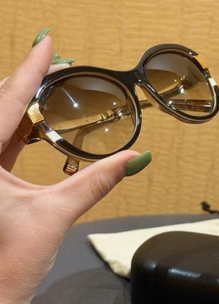 Б/у оригінальні сонцезахисні окуляри louis vuitton petit soupçon cat eye (z0487w)