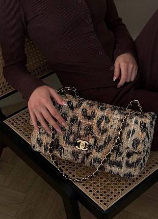 Сумка леопард chanel класика дуже стильна