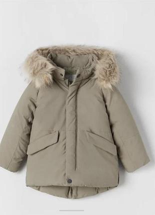 Пуховик для хлопчика zara 2