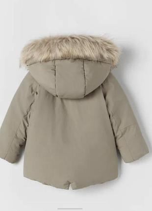 Пуховик для хлопчика zara 3