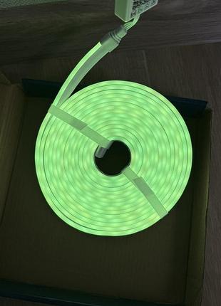 Led неоновая лента rgb 5м, ip67 водонепроницаемая - baifhol 5535rgb-5m