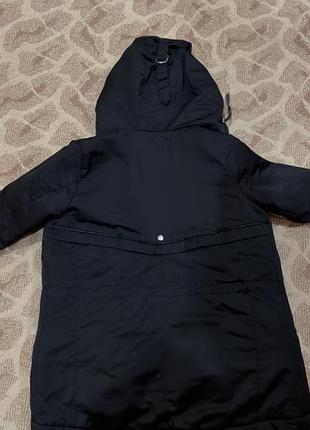Куртка жіноча pull&bear зимова чорна 5