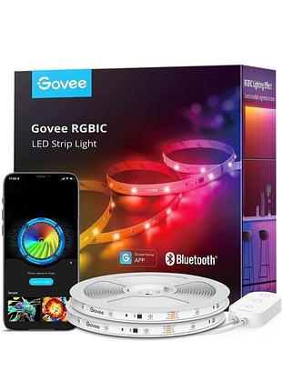 Світлодіодна стрічка govee rgbic basic smart led light strip bluetooth 20м h617e