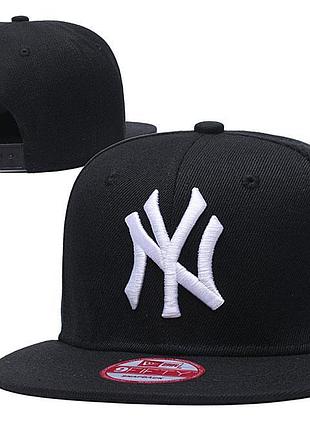 Кепка снепбэк new york yankees snapback черная