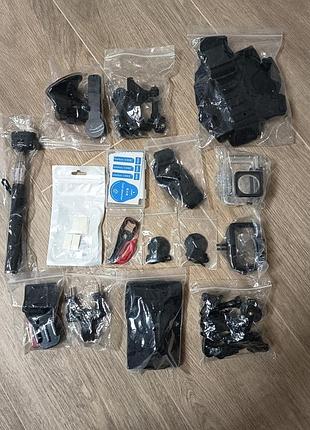 Універсальний комплект аксесуарів 15 в 1 для екшн-камер (gopro, xiaomi, sjcam, dji, eken)