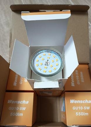 Світлодіодні (led) лампи цоколь: gu10. 6 шт.