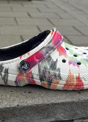 Crocs  оригінал утеплені різнокольорові 37 розмір