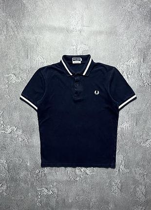 Vintage винтажная футболка поло fred perry фред перри big logo size m размер м