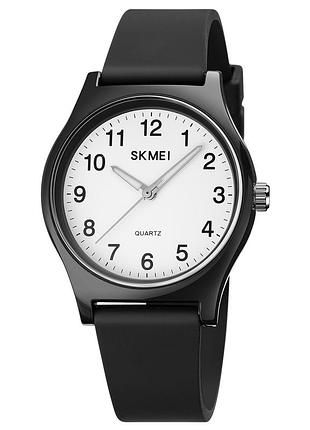 Женские часы skmei 1760bkwt black-white