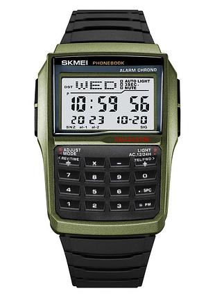 Мужские часы skmei 2255ag army green