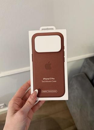 Чохол apple techwoven case with magsafe iphone 17 pro sienna