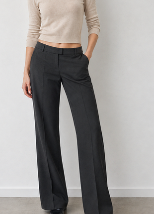 Классические шерстяные брюки banana republic martin fit (95% шерсть)