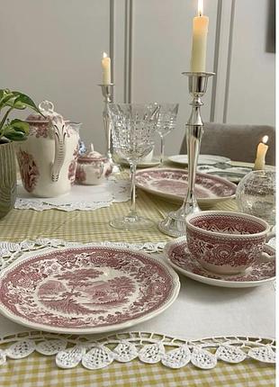 Тарілка villeroy & boch burgenland обідня червона