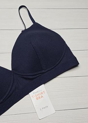 Бюстгальтер marks&spencer в рубчик 💙 3