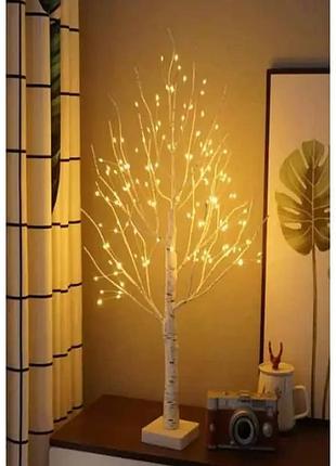 Декоративний світильник світлодіодний оливкове дерево olive tree atmosphere light 60 см, на батарейках і usb
