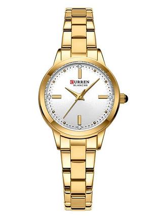 Женские часы curren 9094 gold-white