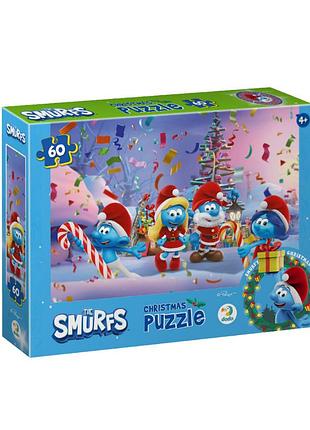 Пазл dodo the smurfs (смурфики) празднуем новый год 60 элементов (200772)