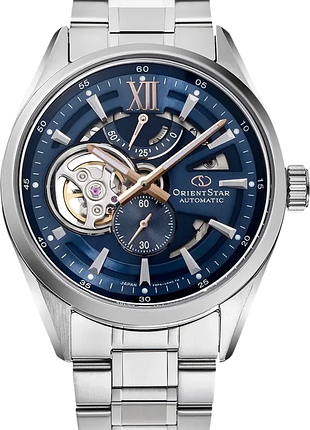 Чоловічий годинник orient star modern skeleton re-av0135l00b оригінал гарантія