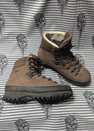 Трекінгові черевики hanwag gore-tex vibram, натуральна шкіра, розмір uk 5½/39.   унісекс.