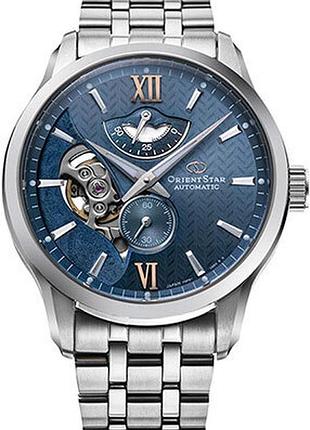 Чоловічий годинник orient star contemporary layered skeleton re-av0b08l00b оригінал гарантія