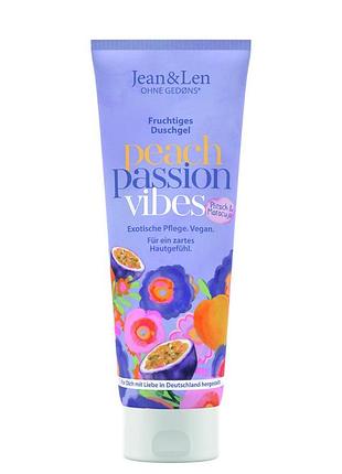 Гель для душа jean & len «персиковый и марацевидный настрой» (peach passion vibes), 250 мл