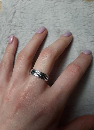 Кольцо серебро 925 проба good luck
