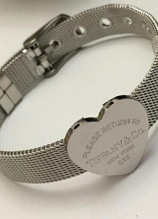 Браслет в стиле тиффани из медицинской стали (stainless steel)