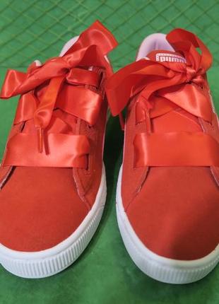 Снікерси puma suede, устілка 25.4 см, кросівки, кеди, пума, замша1 фото