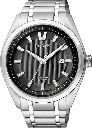 Мужские часы citizen eco-drive super titanium aw1240-57e оригинал гарантия