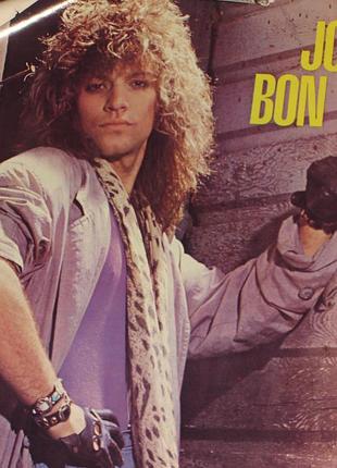 Оригинальный постер jon bon jovi, антиквариат