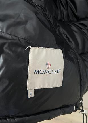Чоловічий пуховик moncler чорний 2