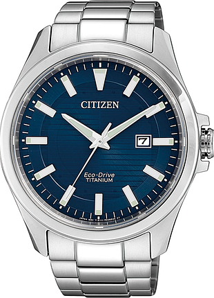 Мужские часы citizen eco-drive super titanium bm7470-84l оригинал гарантия