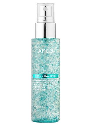 Anua pdrn hyaluronic acid hydrating capsule mist увлажняющий спрей против старения кожи