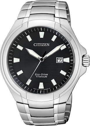 Мужские часы citizen eco-drive super titanium bm7430-89e оригинал гарантия