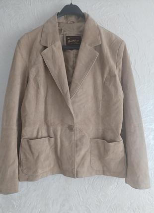 Замшевий жакет з натуральної шкіри від the great coat company
