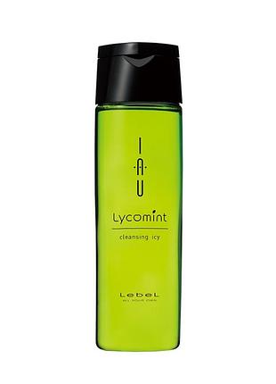 Антиоксидантний аромашампунь з охолоджувальним ефектом lebel iau lycomint cleansing icy shampoo 200 мл