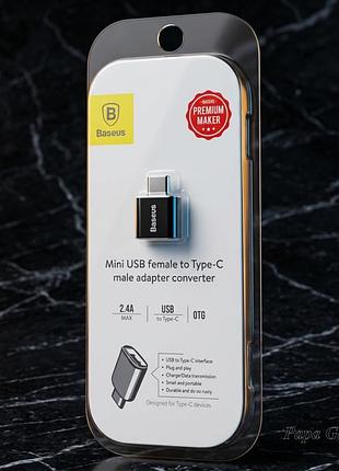 Перехідник type-c на usb baseus