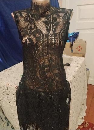 Ажурна сукня пеньюар