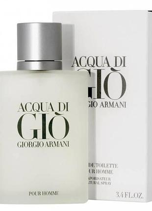 Мужская туалетная вода armani acqua di gio pour homme 100 мл