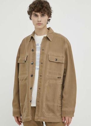 Куртка чоловіча джинсова g-star raw бежева