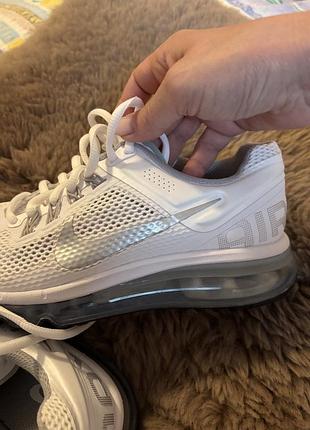 Кроссовки nike air max белые 3