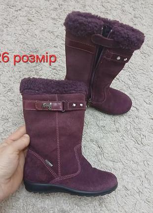 Чоботи для дівчат нові зимові 36 розмір