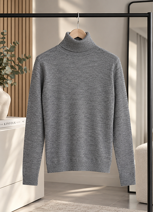 Премиальный базовый гольф marks &amp; spencer из 100% шерсти мериноса s / 36