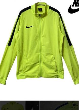 Яркая спортивная олимпийка, зип-худи,кофта, трек-топ nike dry spuad 17 оригинал, xl