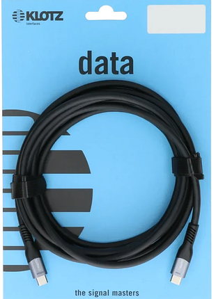 Usb-кабель klotz usb-cc-1.0, usb-c - usb-c, 1 м