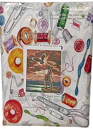 Б/у amishop 3897 the eagle feather, red sky man bird